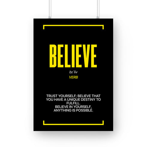 Believe | Poster