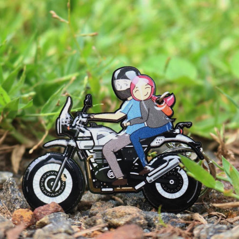 Himalayan Couple Custom Gel Keychain | Modified Online Store