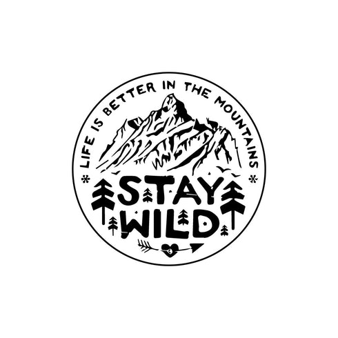 Life is better in mountains | Sticker