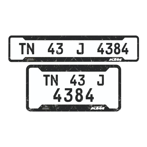 Bike Gel Number Plate for Bikers | Modified Online Store