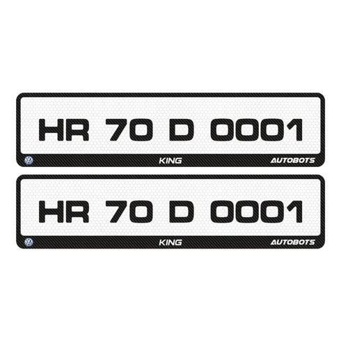 Car Gel Number Plate | Modified Online Store