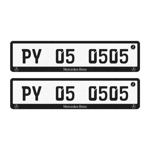 Car Gel Number Plate | Modified Online Store