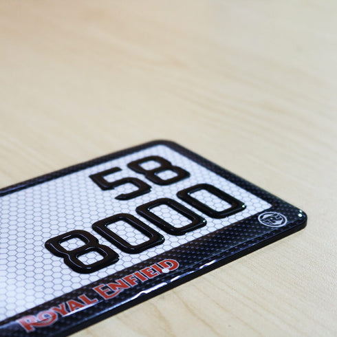Bike Gel Number Plate Custom | Modified Online Store