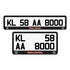 Bike Gel Number Plate Custom | Modified Online Store