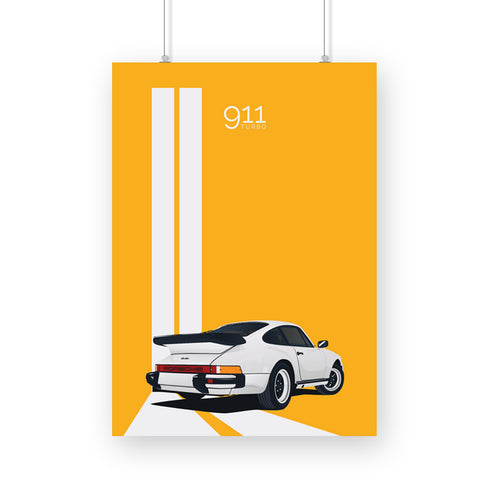 Porsche 911 Racer Car Poster | Modified Online Store