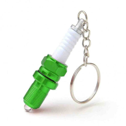 Spark Plug Green | Keychain