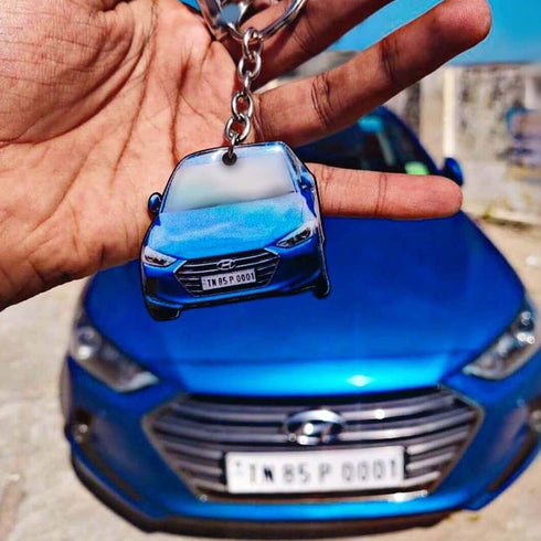 Elantra Shaped Gel Keychain | Modified Online Store